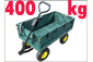 Carrello rimorchio motozappa in ferro su 4 ruote 400kg